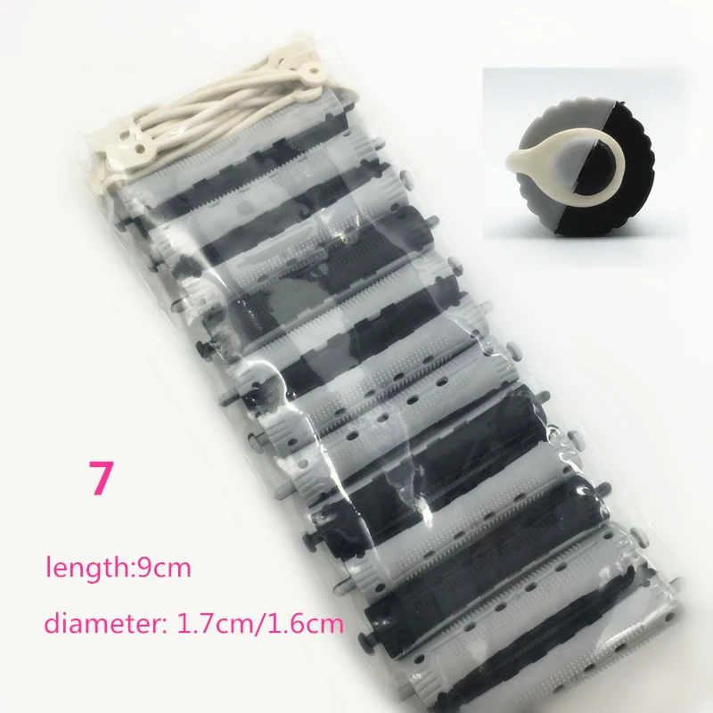 12pcs Heatless Hair Curler No Heat Hair Rollers Soft Curling Rod Pull Core Lazy Curls Flexi Rods Wave Formers Hair Styling Tools
