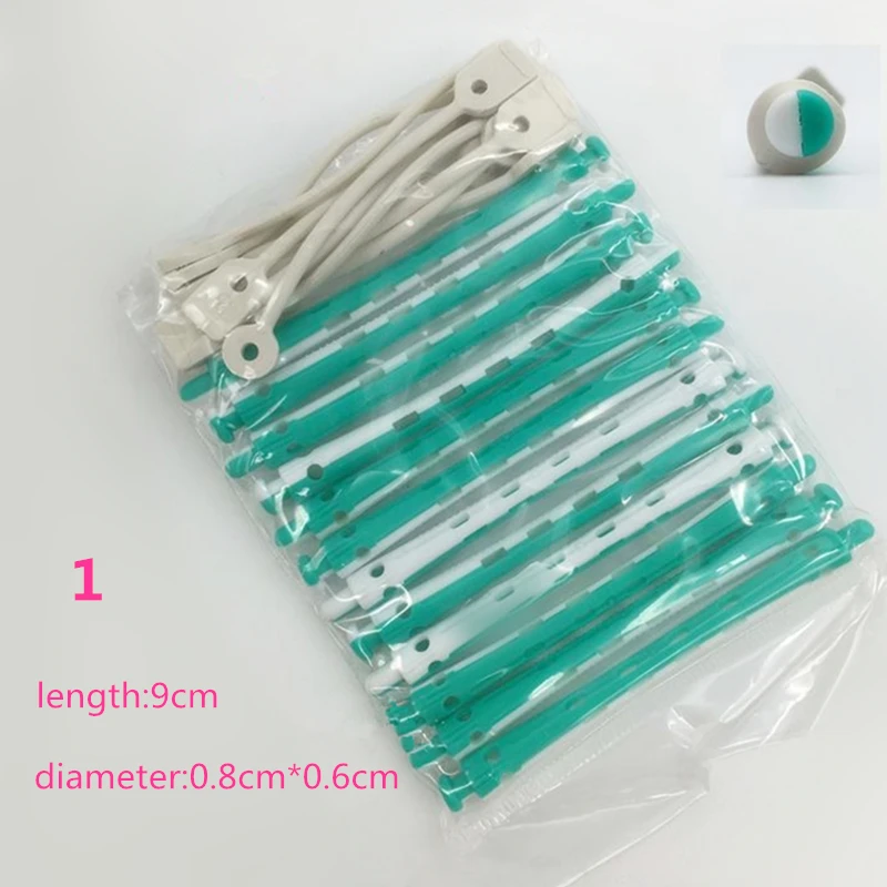 12pcs Heatless Hair Curler No Heat Hair Rollers Soft Curling Rod Pull Core Lazy Curls Flexi Rods Wave Formers Hair Styling Tools