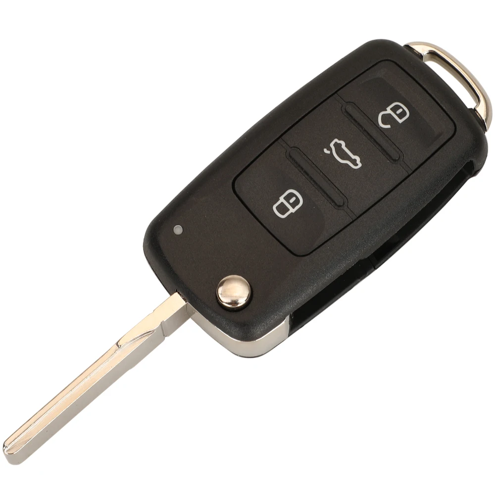 jingyuqin 3T0837202 5K0837202AD / 202Q Remote Car Key For VW Beetle Eos Golf 6 Jetta Tiguan Seat Skoda Fabia 434Mhz ID48 Chip