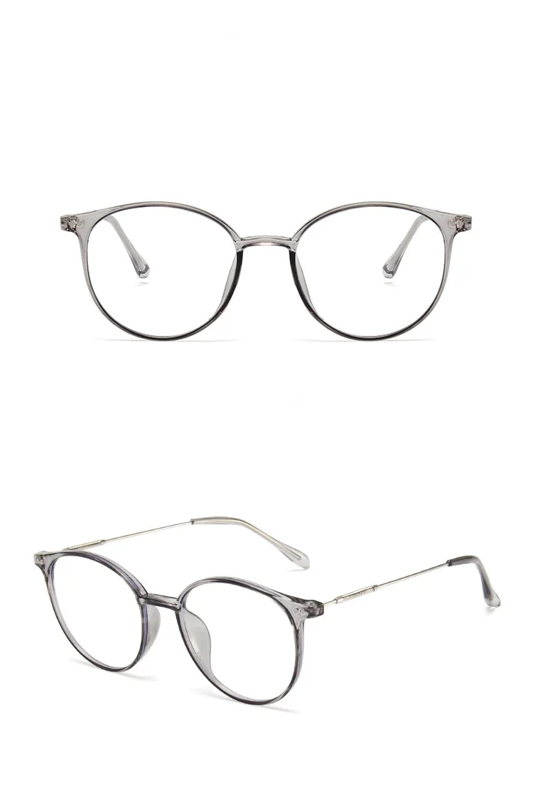 Men And Women Round Anti Blue Glasses Computer Frame Optical Lenses New Arrival 2023