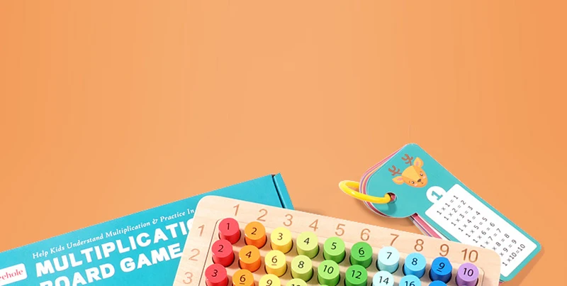 Montessori Educational Wooden Toys Children Baby Math Toys 99 Multiplication Table Math Arithmetic Teaching Aids for Kids Gifts