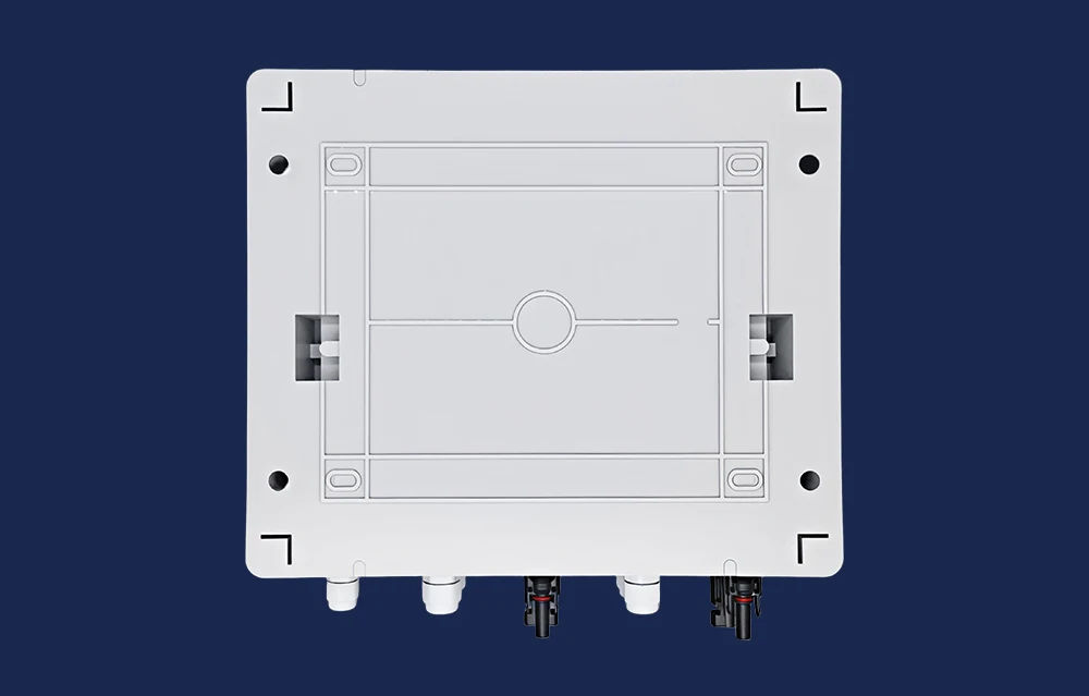 TOMZN Solar Photovoltaic PV Combiner Box With Lightning Protection 2 Input 2 Out DC 600V Fuse MCB SPD Waterproof Box IP65 12ways