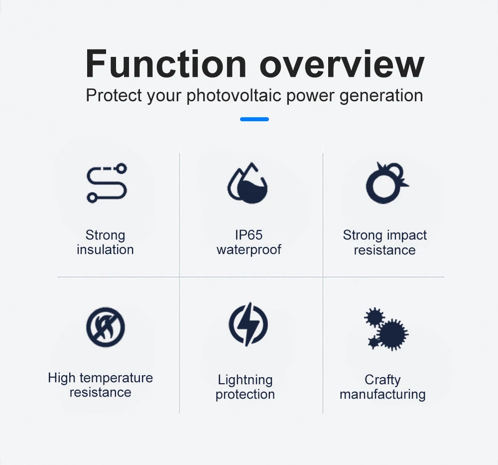 TOMZN Solar Photovoltaic PV Combiner Box With Lightning Protection 2 Input 2 Out DC 600V Fuse MCB SPD Waterproof Box IP65 12ways