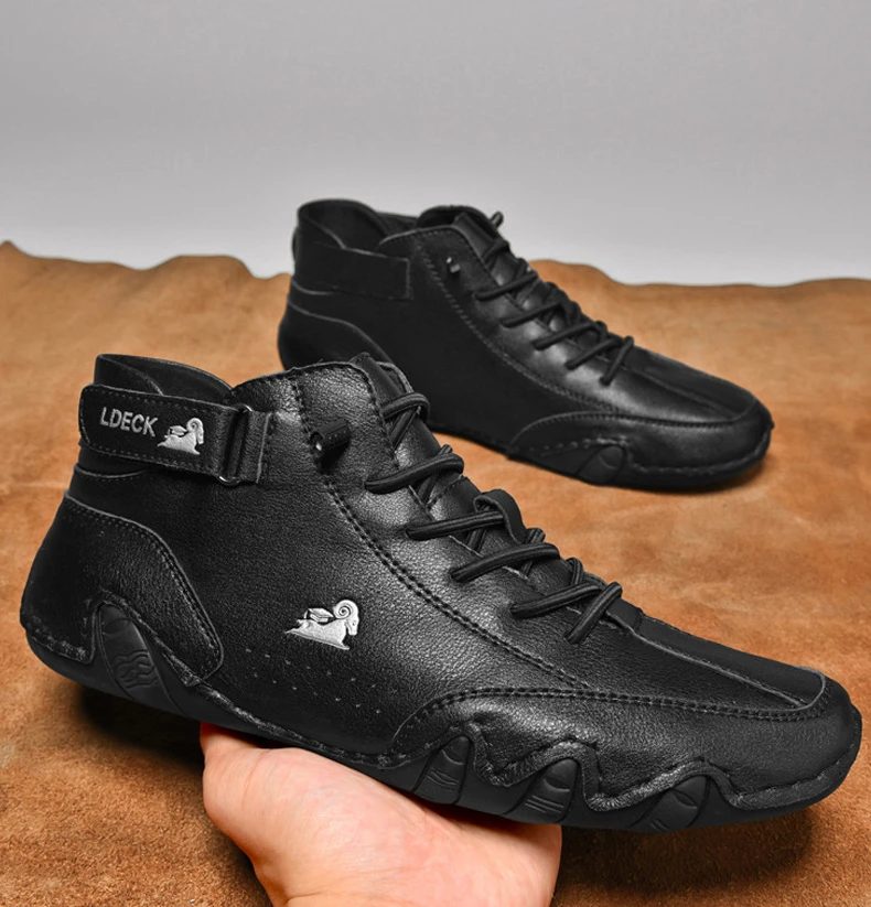 Men Sneakers Shoes for Men 2023 Casual Vulcanized Shoes Outdoor Light Lace-Up Pu Leather Fashion Roman New Tennis Zapatillas