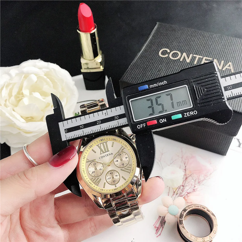 New Creative Watch Women Watches Luxury Rose Gold Quartz Ladies Watches Stainless Steel Bracelets Wristwatches Reloj Mujer