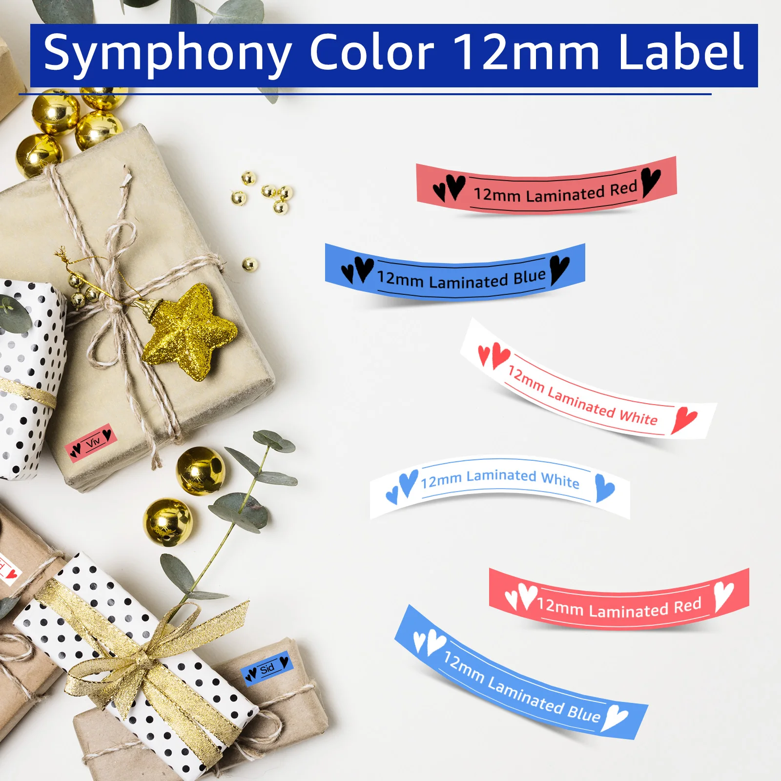 1PK Compatible for Brother TZE Tape 231 241 251 S231 Ribbons 6/9/12/18/24mm Laminated Tape for Brother P-touch Label Printer