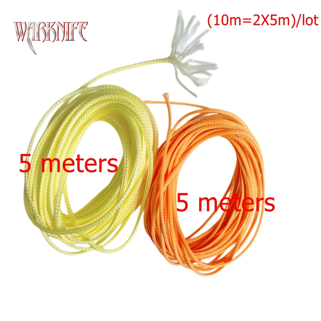 Warknife 16 Strands 10m/lot PE Braid Fishing Line Super Strong Hollow Core Rope for Jig Assist Hook Rigging Diving Spear Fishing