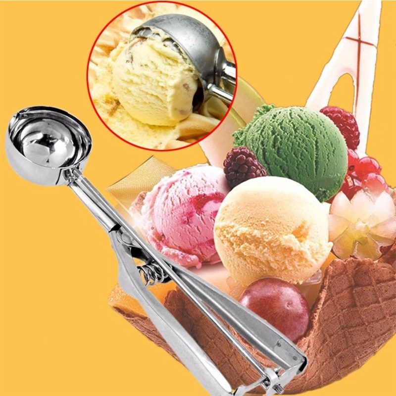 Multi-style Stainless Steel Ice Cream Scoop Ball Digger Handmade Ice Cube Mold Easy Demoulding Kitchen Accessories ice tray mold
