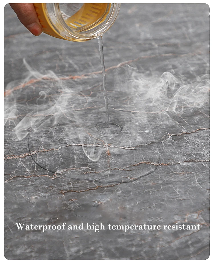Kitchen Oil-Proof Film Stove Waterproof Moisture-Proof Self-Adhesive Wallpaper Countertop Cabinet Renovation Tile Marble Sticker