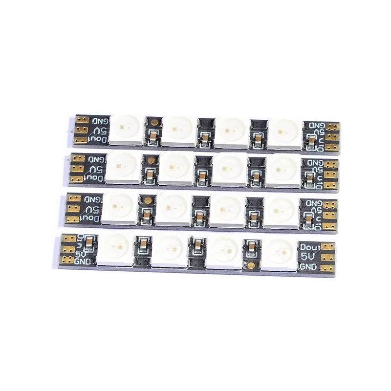 1SET/4PCS PandaRC LED0539 LED light WS2812 5V RGB Programmable Highlight Light strip with cable for RC FPV drones F3/F4 FC