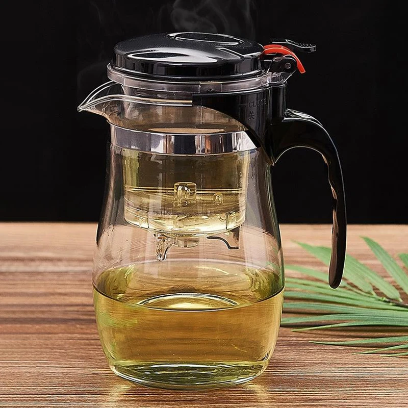 Teapot Brewing 900ml/750ml/500ml/350ml Resistant Glass Teapot and Cup Set Glass Tea Pot With Infuser Pu Erh Kettle Gaiwan Pots
