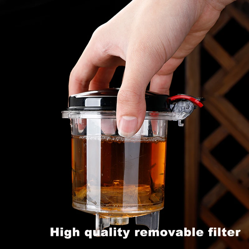Teapot Brewing 900ml/750ml/500ml/350ml Resistant Glass Teapot and Cup Set Glass Tea Pot With Infuser Pu Erh Kettle Gaiwan Pots