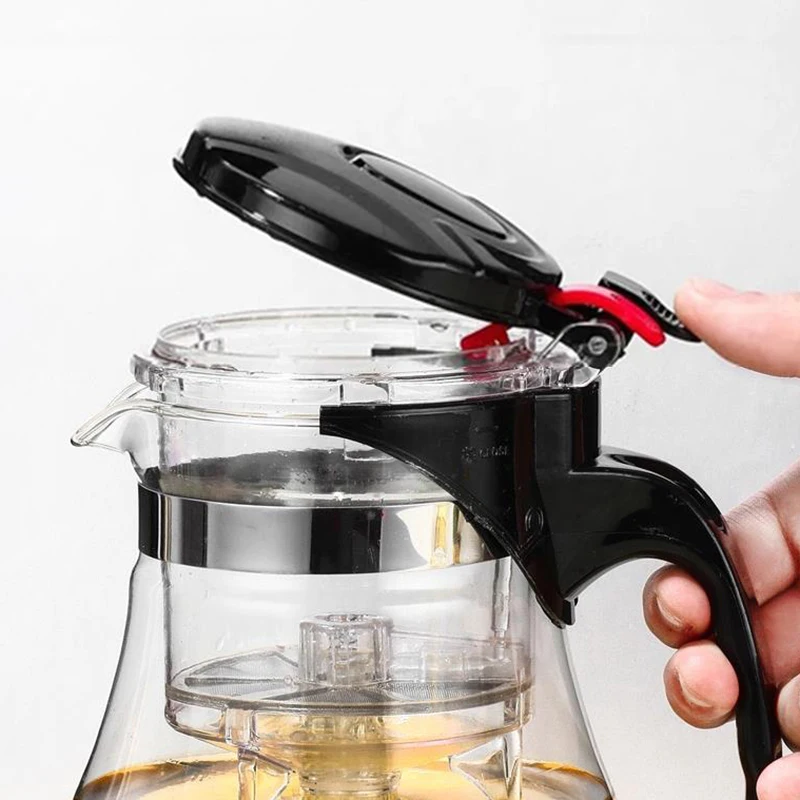 Teapot Brewing 900ml/750ml/500ml/350ml Resistant Glass Teapot and Cup Set Glass Tea Pot With Infuser Pu Erh Kettle Gaiwan Pots