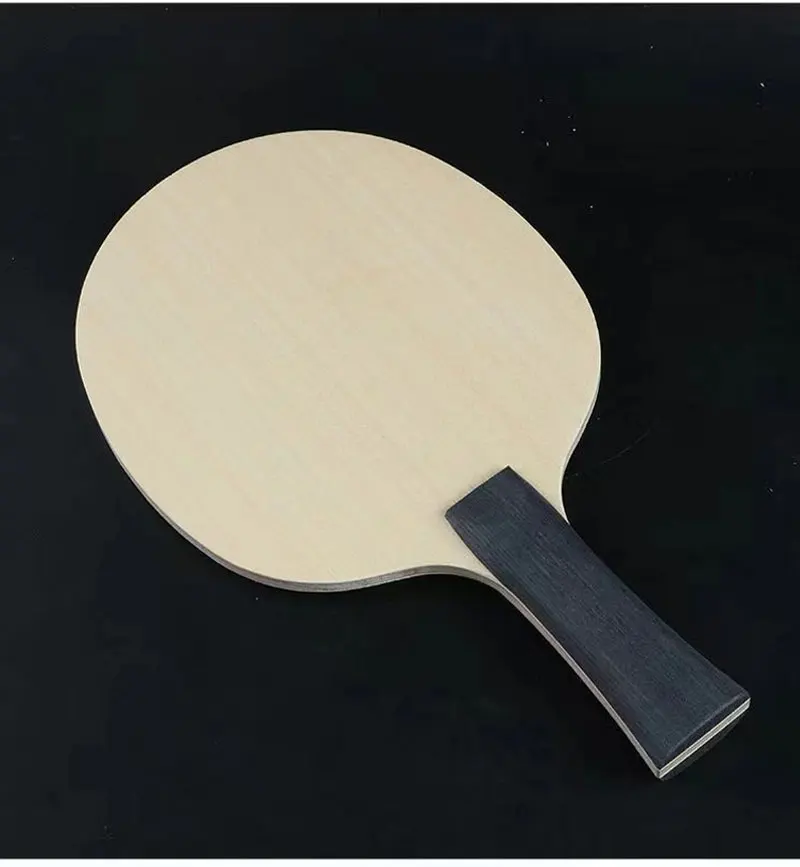 Original Sanwei T5000 Table Tennis Blade 5 Wood 2 Carbon Entry Intermediate Ping Pong Blade for Loop Drive with Fast Attack