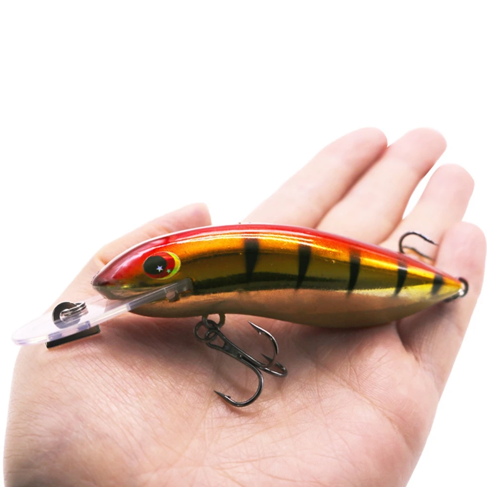 1Pcs Floating Minnow Fishing Lure Wobblers 10.5cm 13.4g Crankbait Artificial Hard Baits Trout Deep Water Pike Bass Fishing Tackl