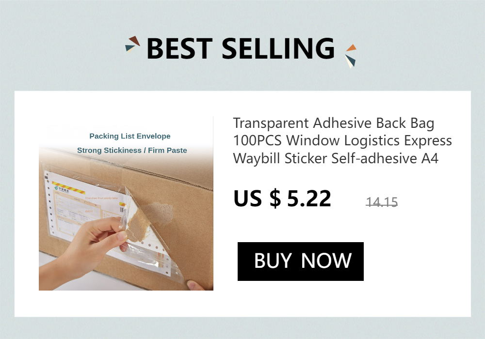 Clear Self-Adhesive Packing List Envelopes 10PCS Plastic Shipping/Mailing Pouch Enclosed Bags for Packing Slips Invoice Label