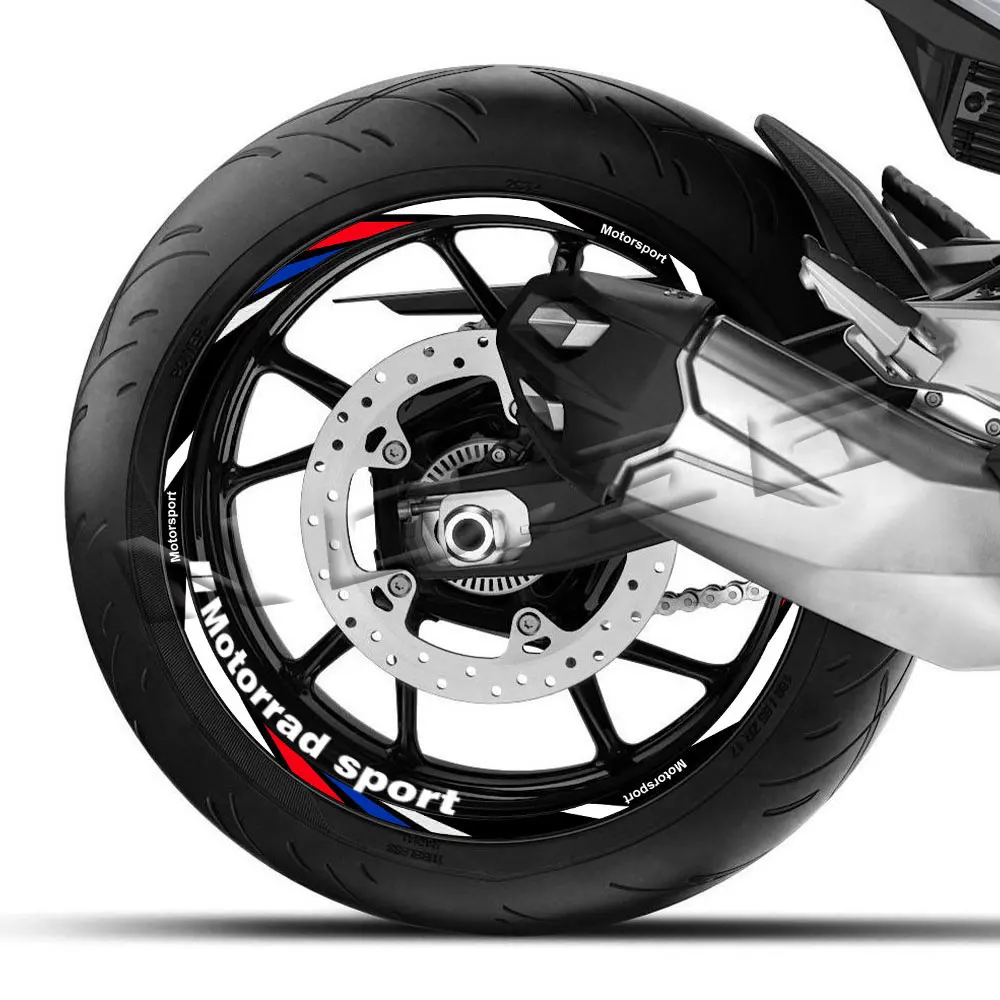 For R1250RS F900R/XR F800R S1000XR/RR/R R nine t R1200R G310R K600GTL Motorcycle Wheel Sticker Rim Stripe Decal Accessories