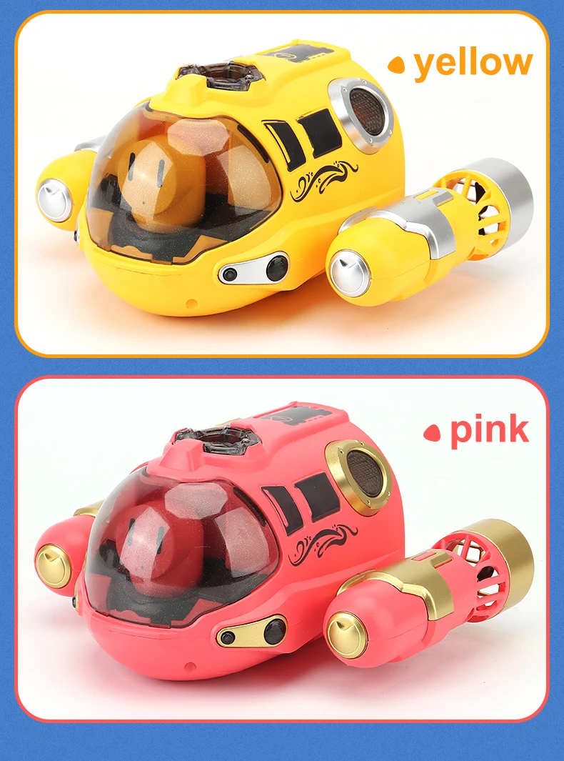 2.4GHz Rc Boat Toys Remote Control Boat Waterproof Spray Swimming Pool Bathing RC Steamboat For Boys And Girls Children's Gift