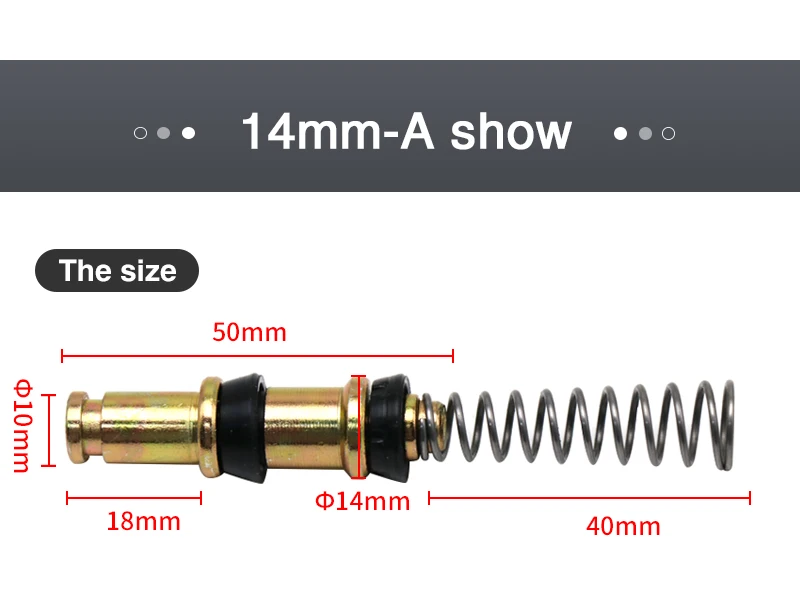 Alconstar-Motorcycle Hydraulic Clutch Brake Piston Plunger Repair Kits 11mm 12.7mm 14mm 16mm Clutch Brake Pump Piston Repair Kit