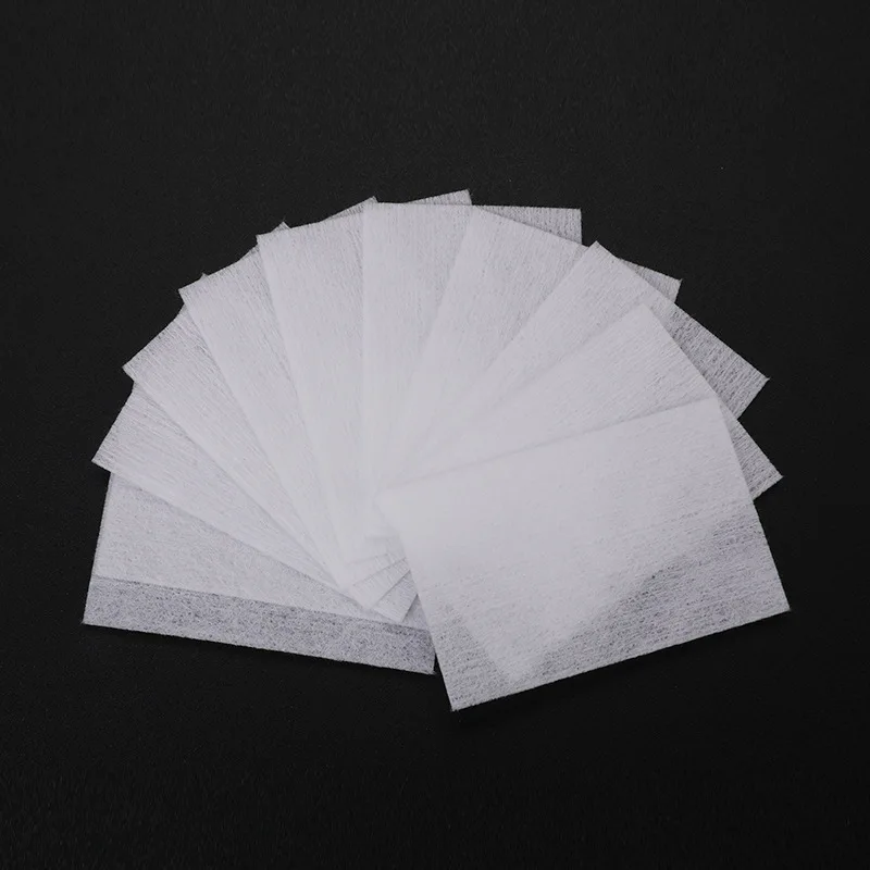 100/500/1000pcs Nail Polish Remover Wipes Cotton Pad Lint-Free Nail Gel Wipes Cleaner 6x3.9cm Cotton Wipes Paper Nail Tools TY89