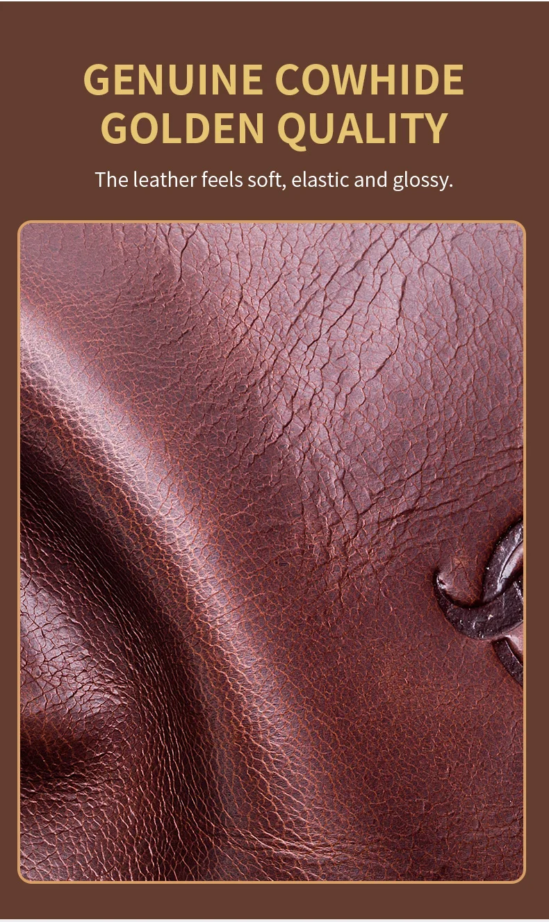 BULLCAPTAIN Fashion Big Logo Man Wallet High Quality RFID Wallet Coin Purse Compact Mini Card Holder Genuine Leather