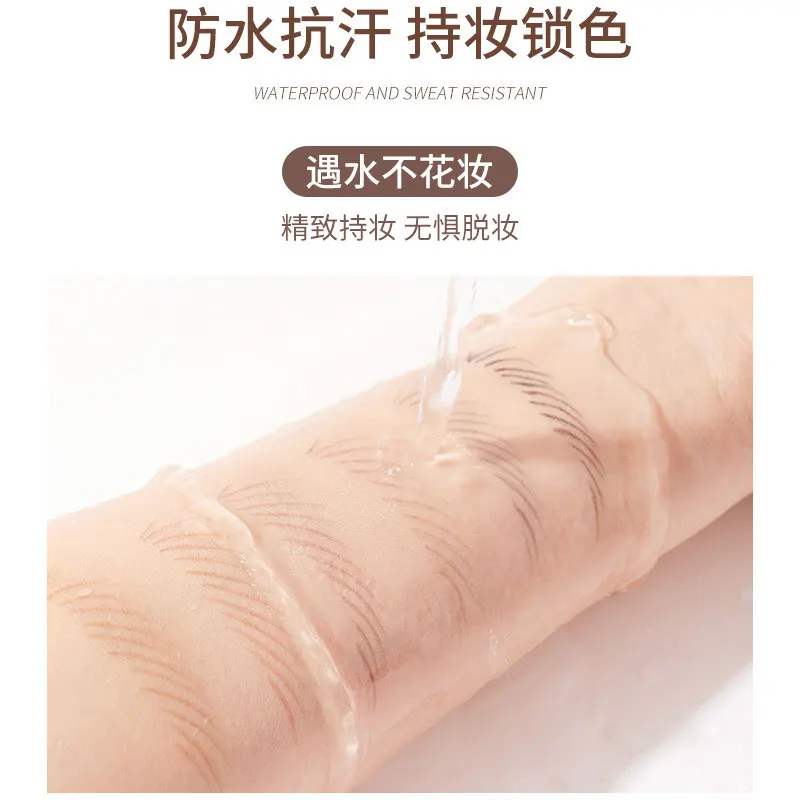 5Pcs Long Lasting Eyebrow Pencil Waterproof Tattoo Pen Eyeliner Black Brown Gray Natural Pull Eye Brow Enhancers Cosmetics Tool