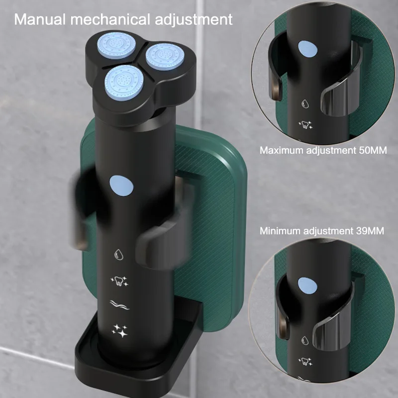 Shaver Rack Electric Toothbrush Holder Bathroom Men Razor Beauty Equipment Storage Holder Self-Adhesive Hook