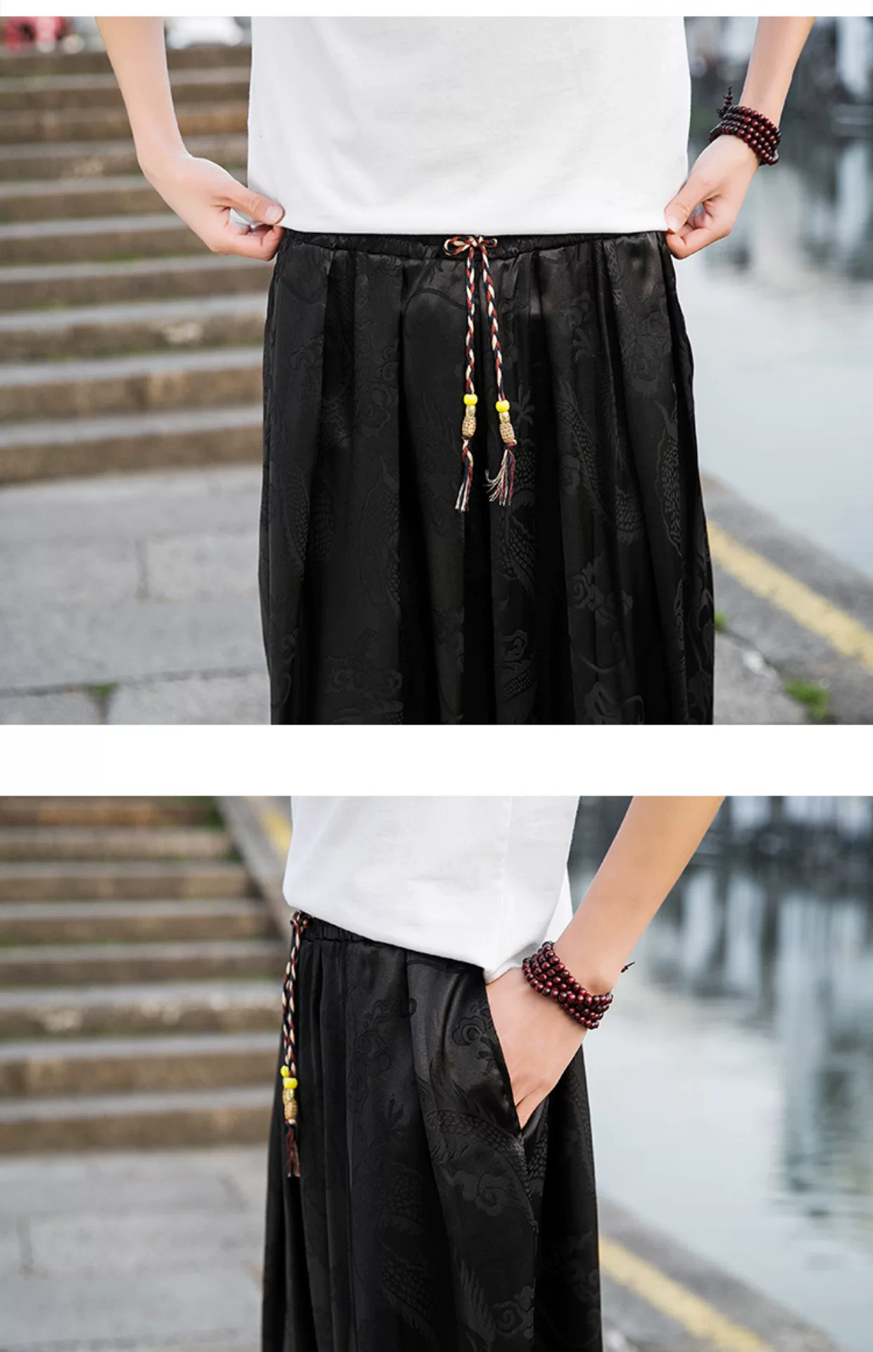 Summer Silk Hippie Gypsy Boho Baggy Pants Harem Pants for Men Women Yoga Pants Aladdin Trousers