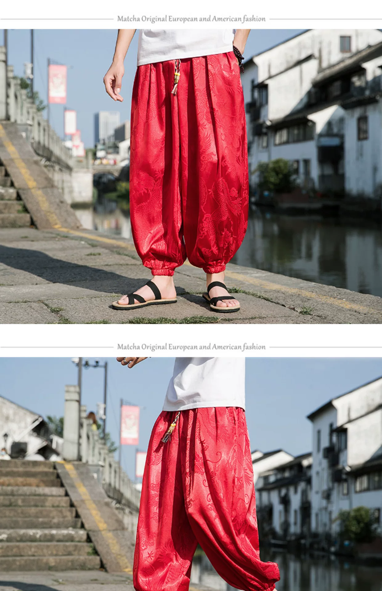 Summer Silk Hippie Gypsy Boho Baggy Pants Harem Pants for Men Women Yoga Pants Aladdin Trousers