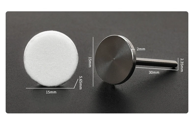 50pcs Nail Buffing Disc 15mm Polishing SandPieces For Quick Polishing Nails Manicure Tool Accessories