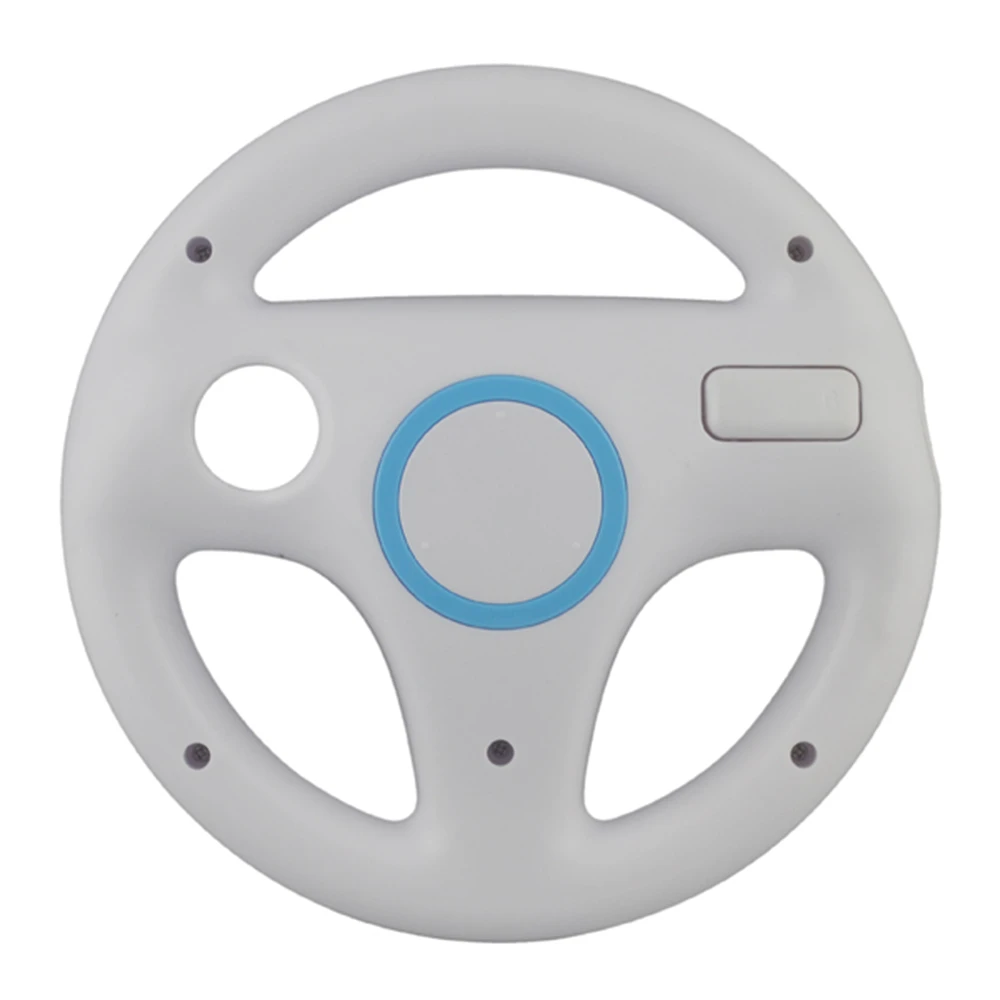 Plastic Mulit-colors Steering Wheel For Wii Kart Racing Wheel Games Steering Wheel Remote Game Controller