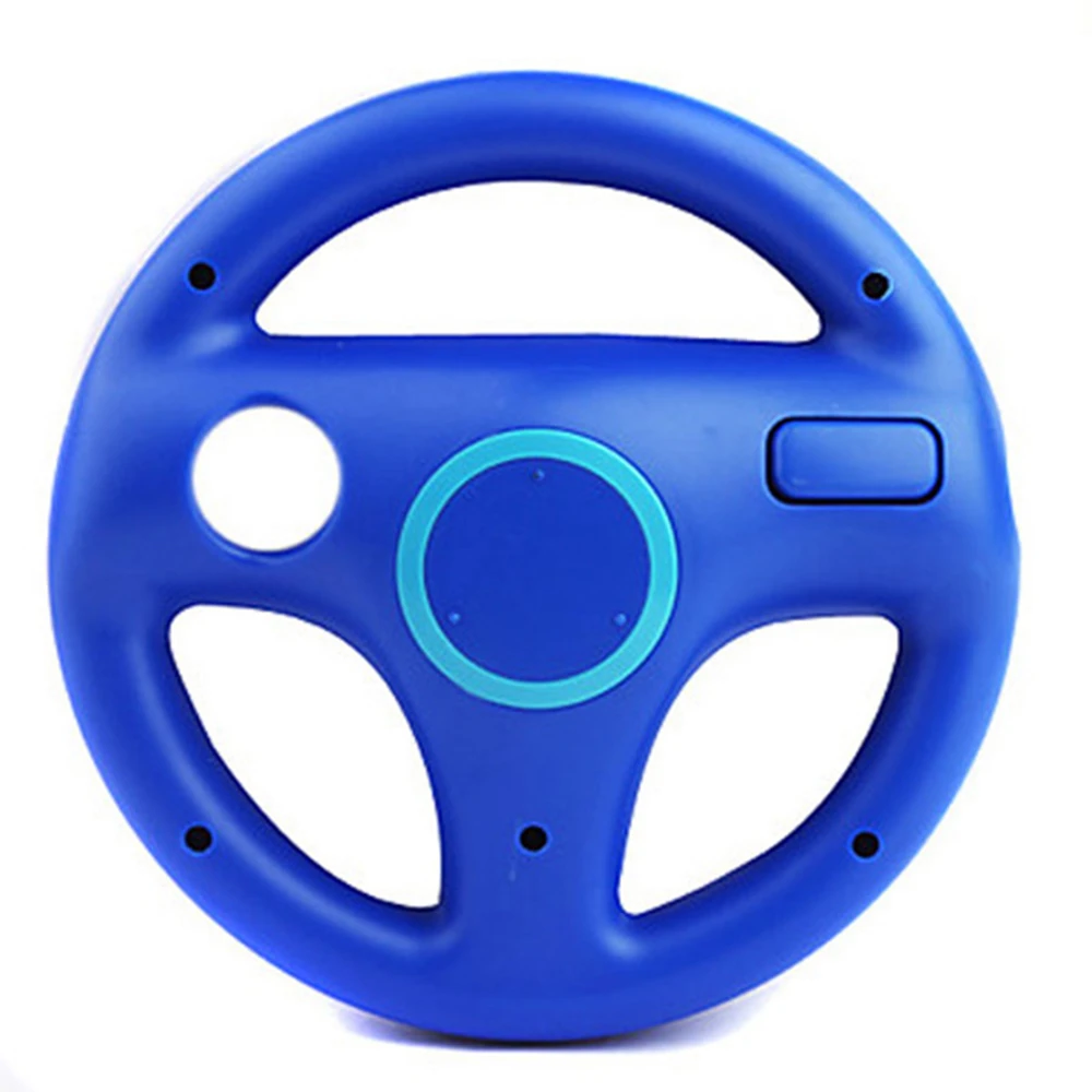 Plastic Mulit-colors Steering Wheel For Wii Kart Racing Wheel Games Steering Wheel Remote Game Controller