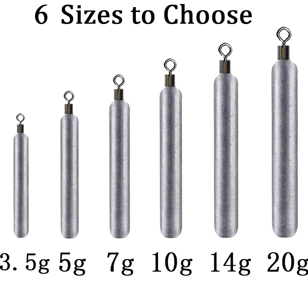 10pcs/lot Fishing Sinker 3.5g 5g 7g 10g 14g 20g Fishing Weights Sinkers Carp Fishing Baits Sinker Fishing Tackle Accessories