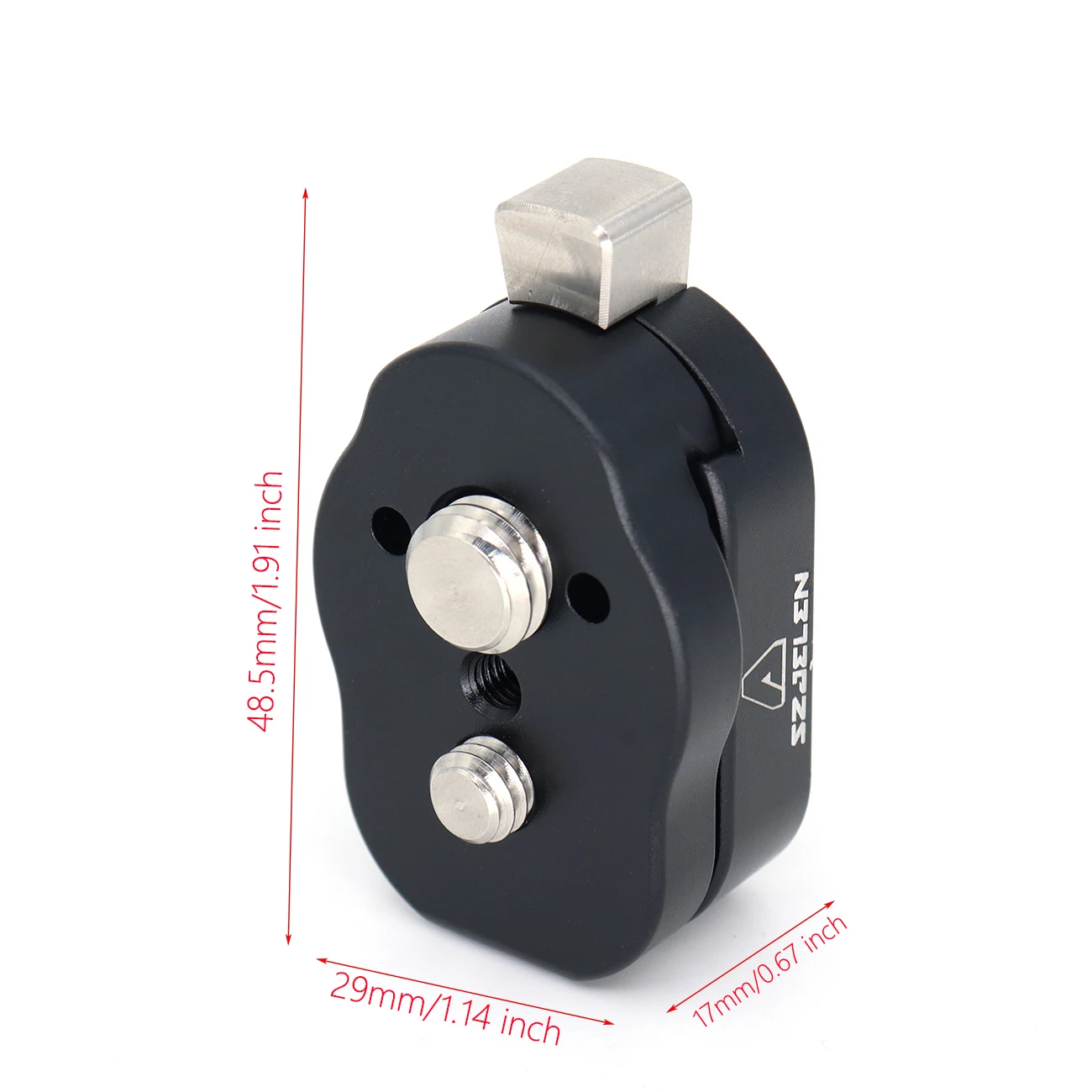3/8 Screw M3 Positioning Pin LCD Monitor Quick Release Plate for Mini Live Monitor Magic Arm LED Light Camera
