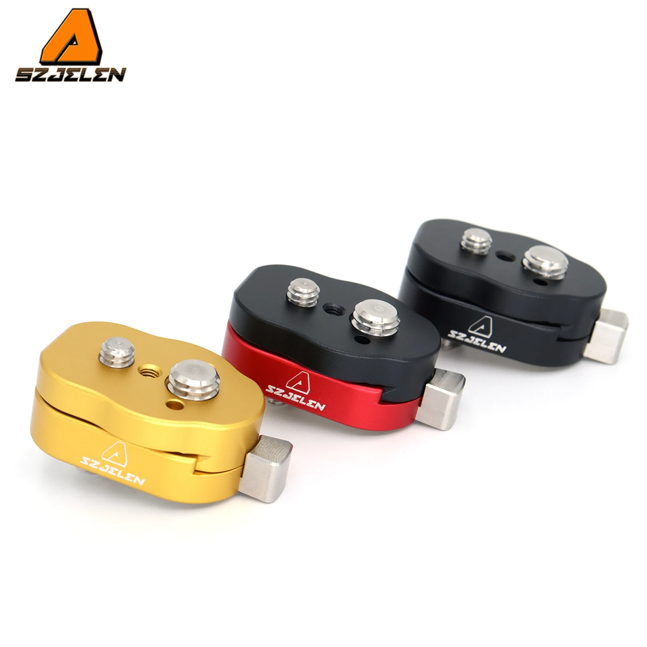 3/8 Screw M3 Positioning Pin LCD Monitor Quick Release Plate for Mini Live Monitor Magic Arm LED Light Camera
