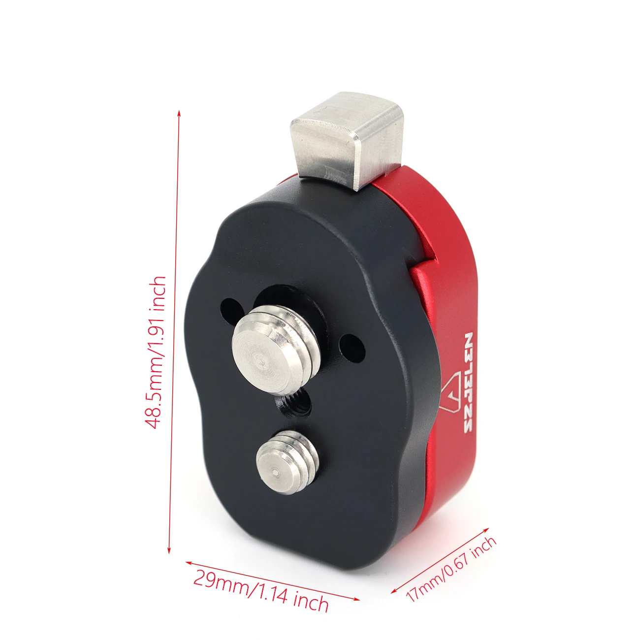 3/8 Screw M3 Positioning Pin LCD Monitor Quick Release Plate for Mini Live Monitor Magic Arm LED Light Camera
