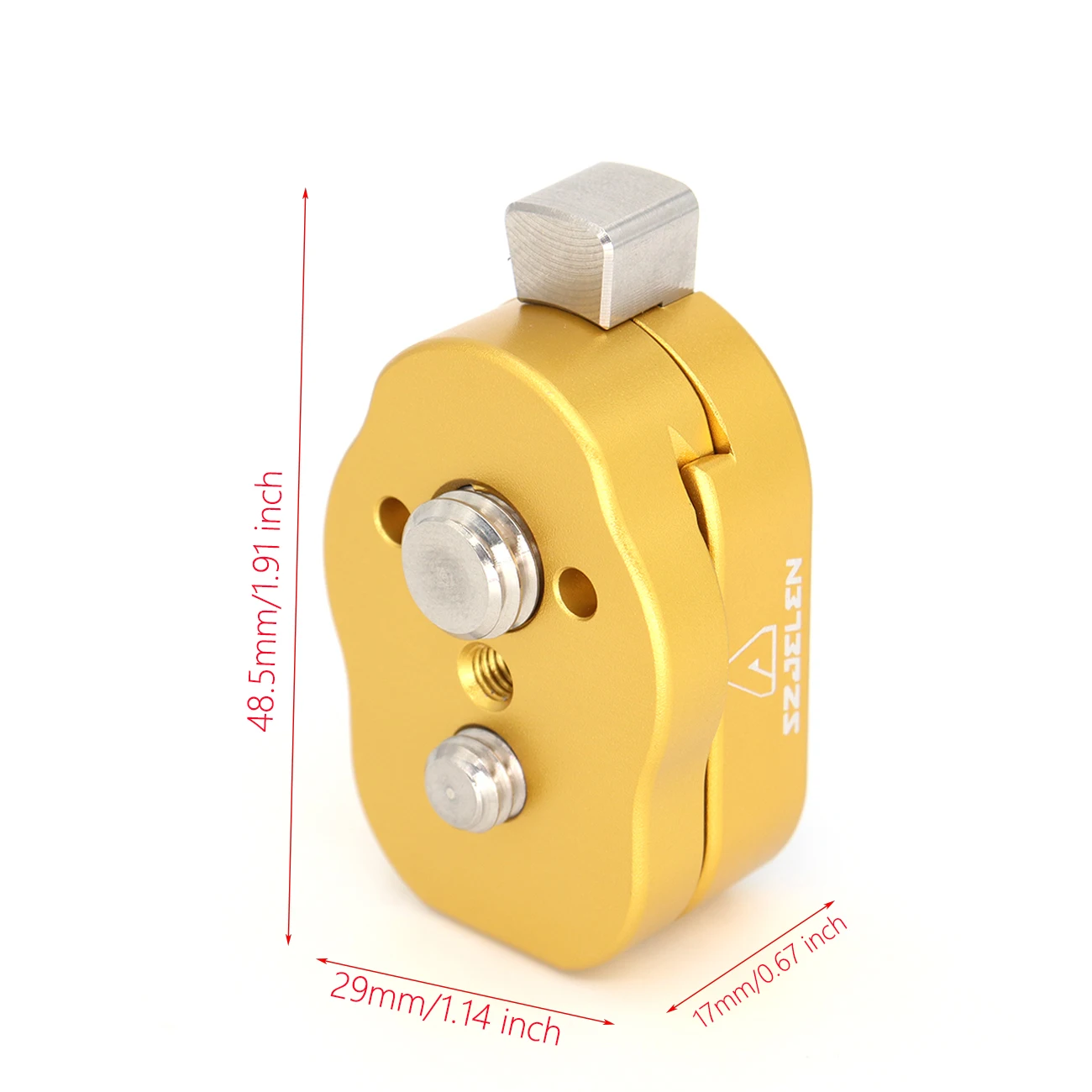 3/8 Screw M3 Positioning Pin LCD Monitor Quick Release Plate for Mini Live Monitor Magic Arm LED Light Camera