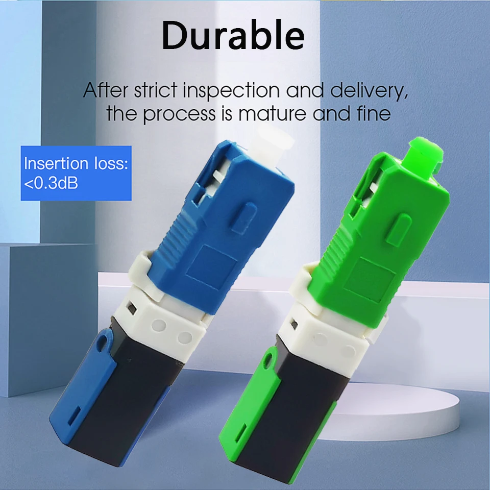 ESC250D FTTH SC UPC Optical fibe quick connector SC FTTH Fiber Optic Fast Connector Embedded ESC250P