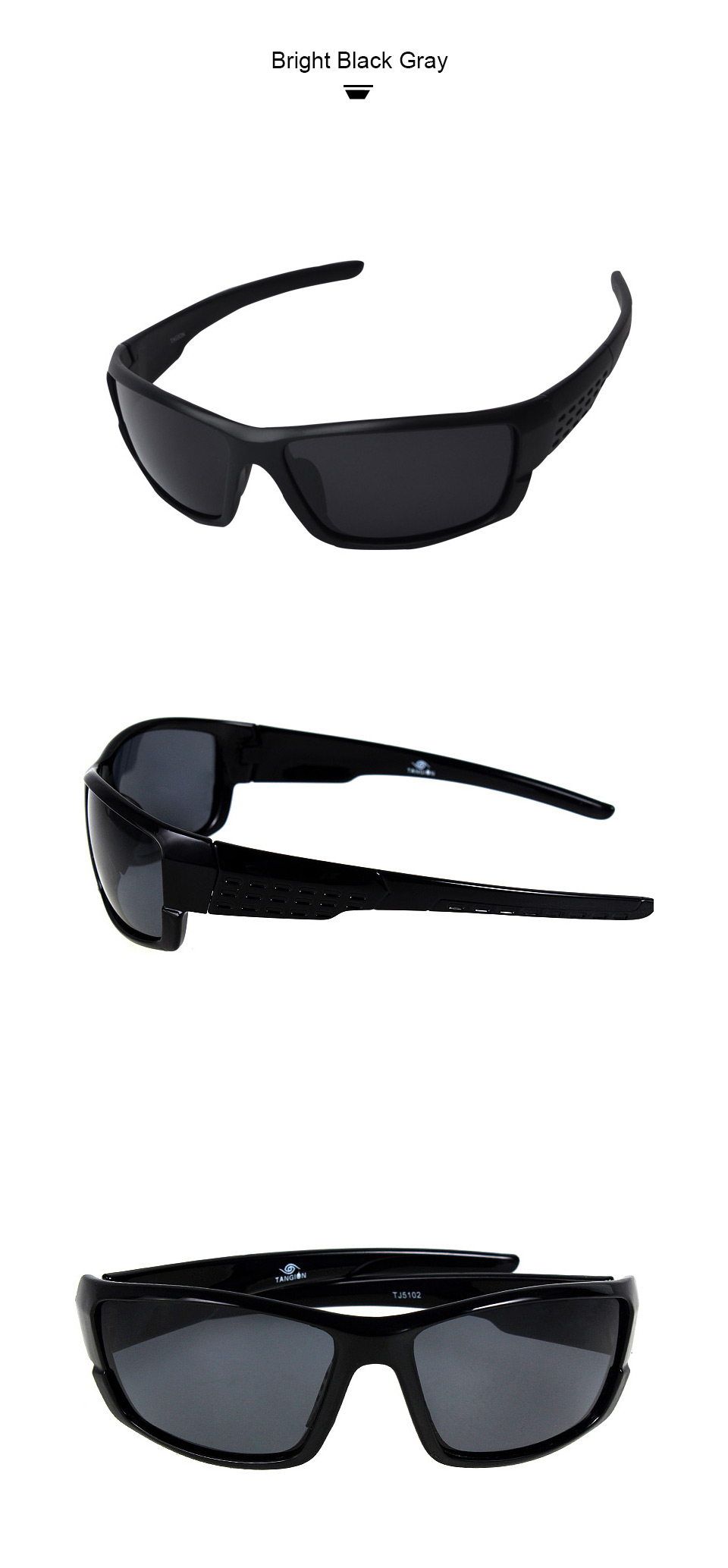 Discoloration Polarized Sunglasses For Men Outdoor Sports Sun Glasses Fishing Cycling Eyewear Male Designer Goggles UV400 5102