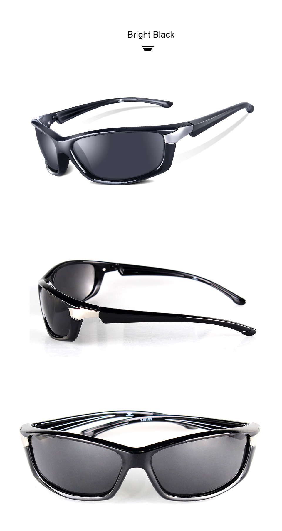 Discoloration Polarized Sunglasses For Men Outdoor Sports Sun Glasses Fishing Cycling Eyewear Male Designer Goggles UV400 5102