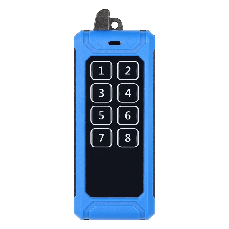 433MHZ DC 12V 24V 8CH R----F Wireless Remote Control Switch Remote Control System Receiver Industrial Transmitter 8CH Relay
