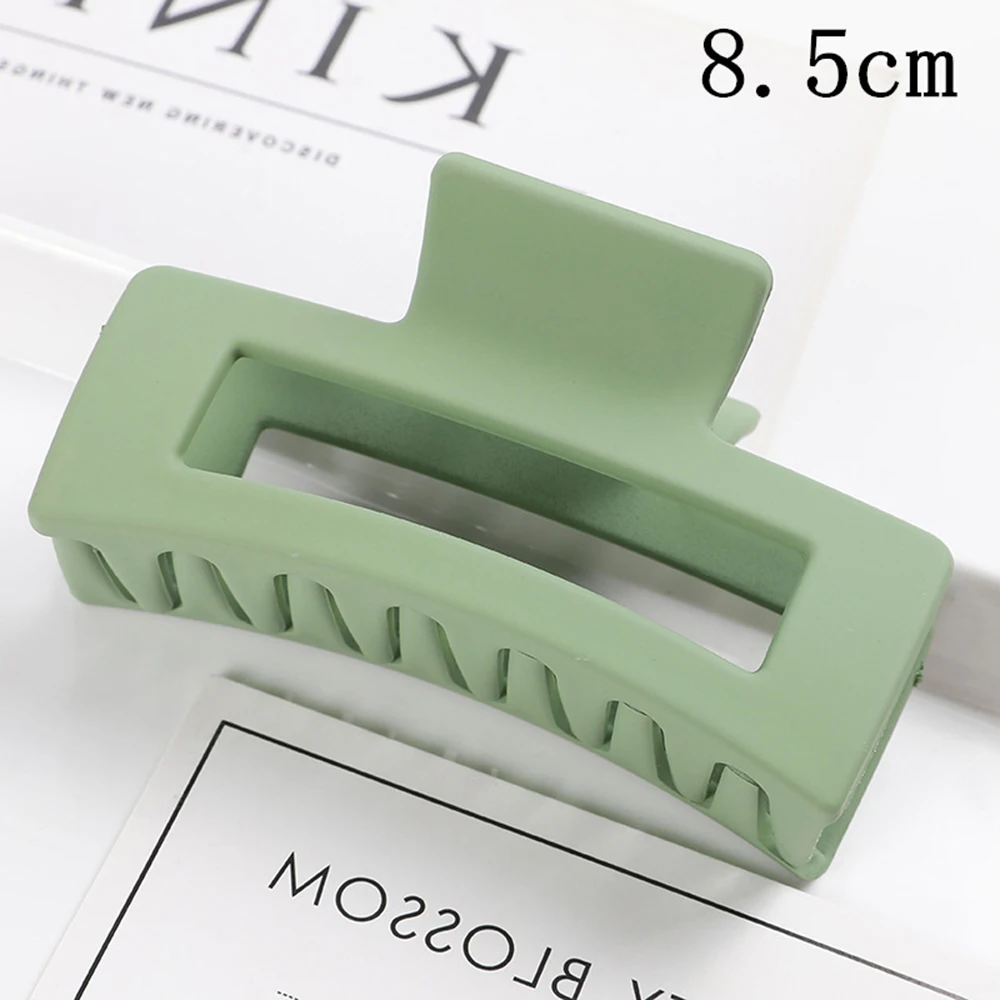 Korean Women Girls Plastic Hair Claws Clips Headwear Large Size Pin Crab Barrette Fashion Ornament Accessories