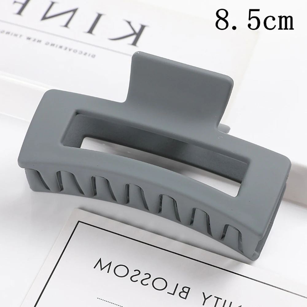 Korean Women Girls Plastic Hair Claws Clips Headwear Large Size Pin Crab Barrette Fashion Ornament Accessories