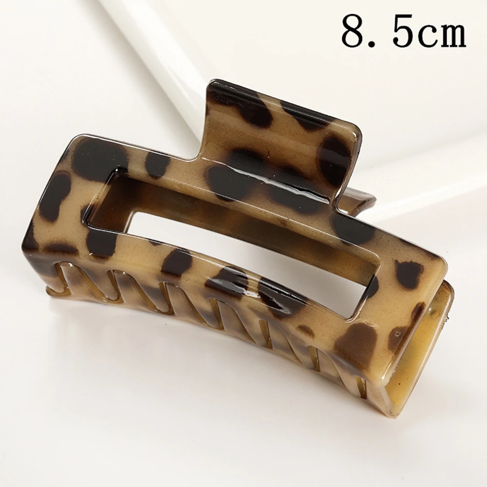 Korean Women Girls Plastic Hair Claws Clips Headwear Large Size Pin Crab Barrette Fashion Ornament Accessories
