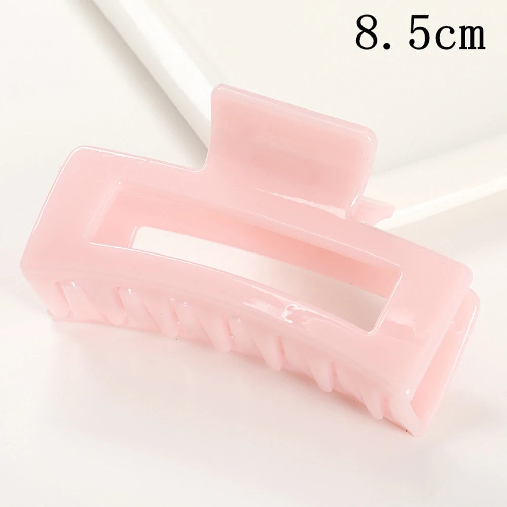 Korean Women Girls Plastic Hair Claws Clips Headwear Large Size Pin Crab Barrette Fashion Ornament Accessories
