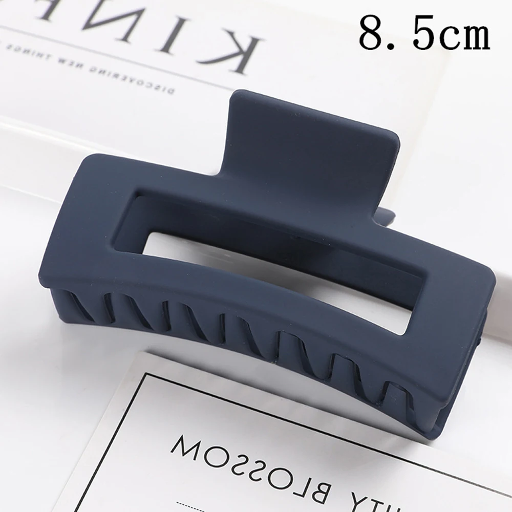 Korean Women Girls Plastic Hair Claws Clips Headwear Large Size Pin Crab Barrette Fashion Ornament Accessories