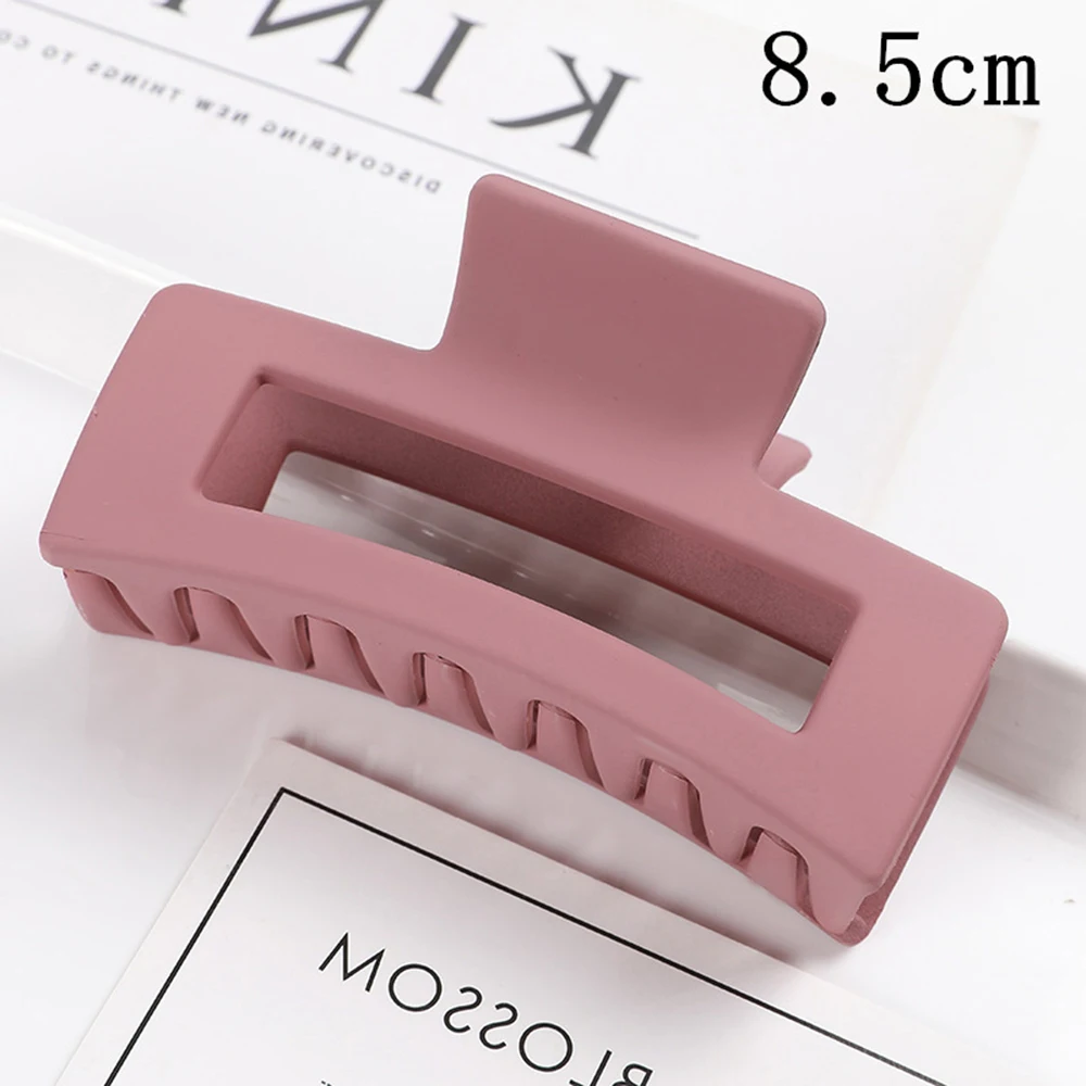 Korean Women Girls Plastic Hair Claws Clips Headwear Large Size Pin Crab Barrette Fashion Ornament Accessories