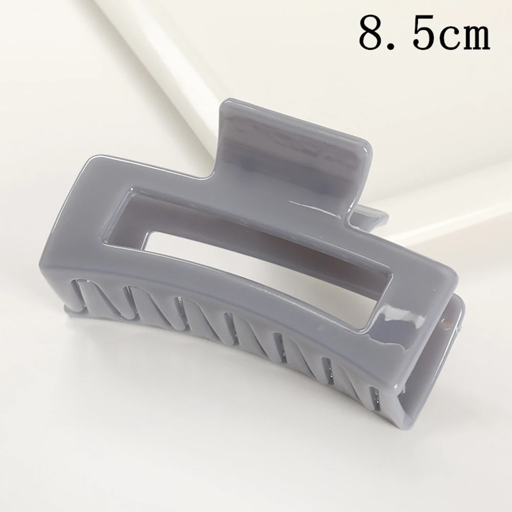 Korean Women Girls Plastic Hair Claws Clips Headwear Large Size Pin Crab Barrette Fashion Ornament Accessories