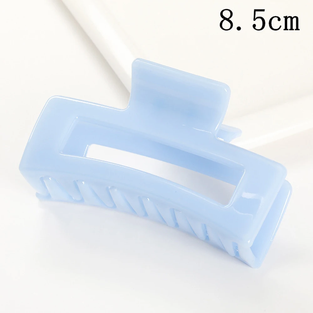 Korean Women Girls Plastic Hair Claws Clips Headwear Large Size Pin Crab Barrette Fashion Ornament Accessories