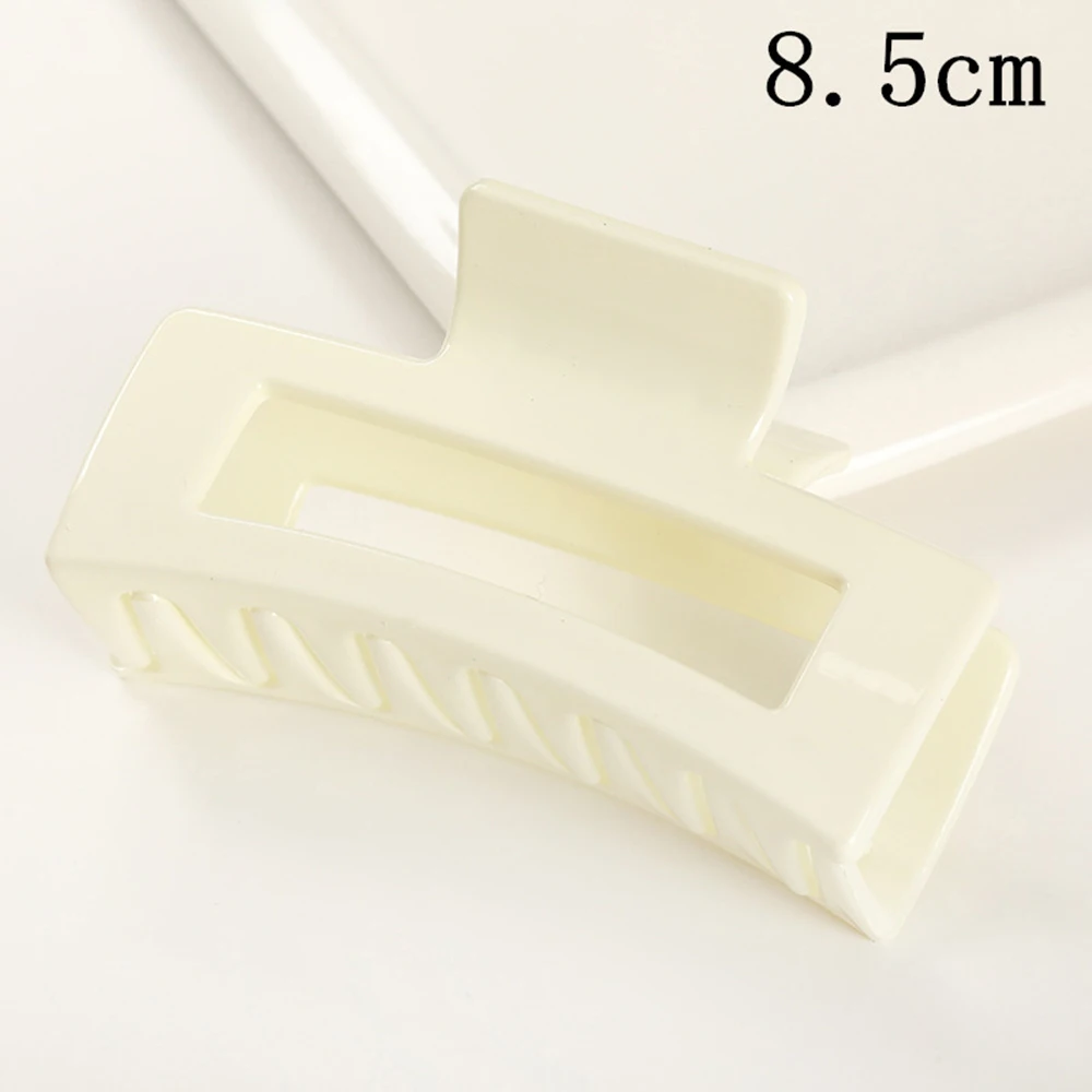Korean Women Girls Plastic Hair Claws Clips Headwear Large Size Pin Crab Barrette Fashion Ornament Accessories